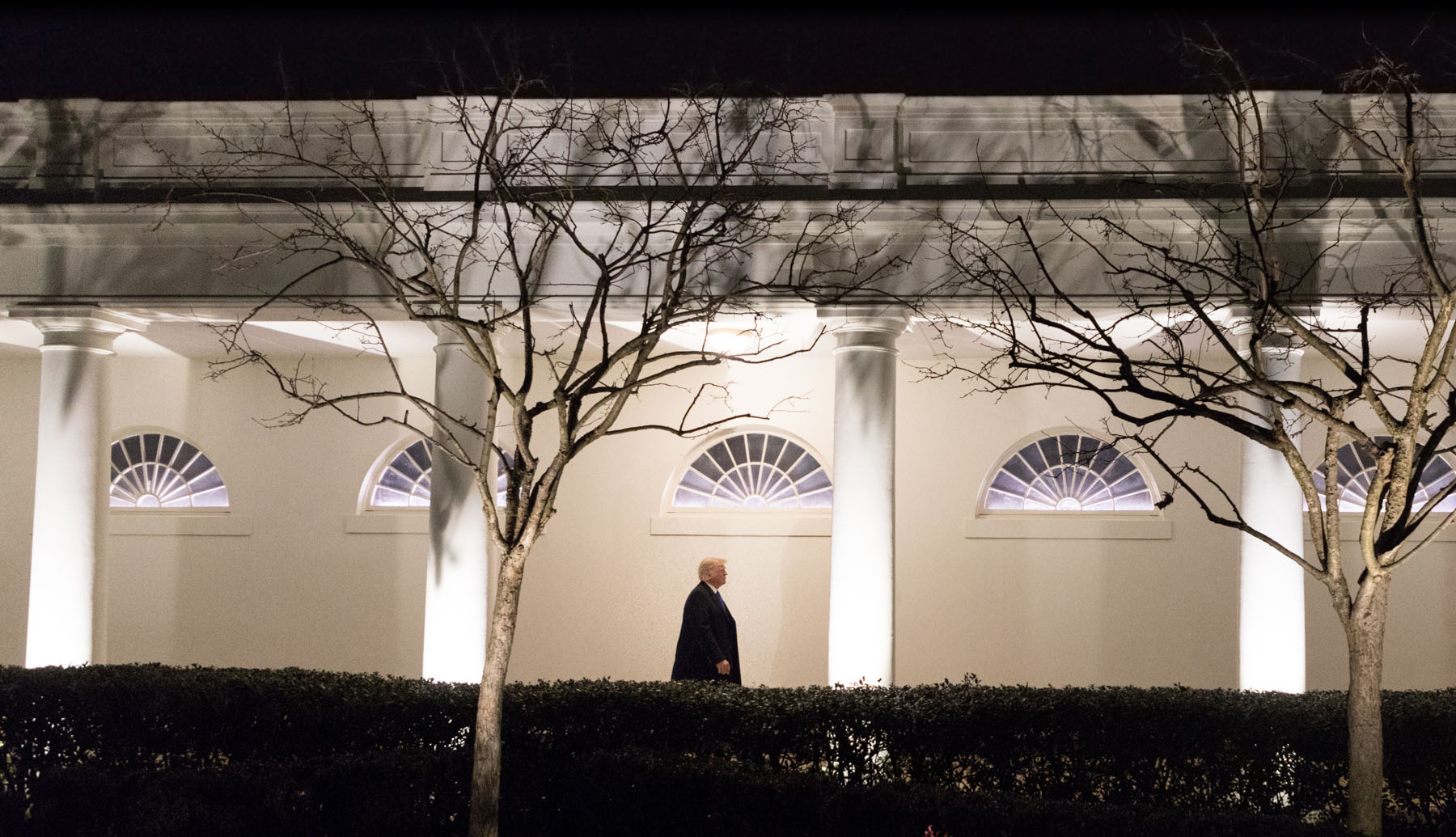 Columnata en la Casa Blanca